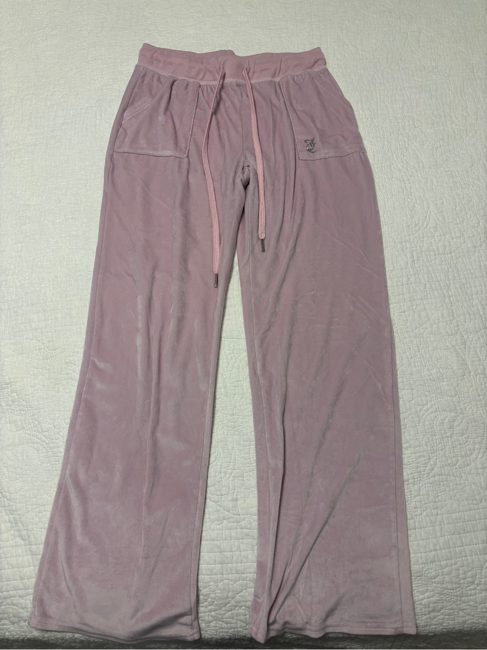 Cozy Dusty Rose Velour Lounge Juicy Couture Pants